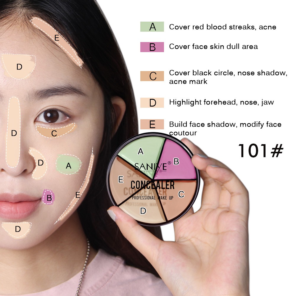 Kem che khuyết điểm SANIYE nhiều màu láng mịn R1179 | BigBuy360 - bigbuy360.vn