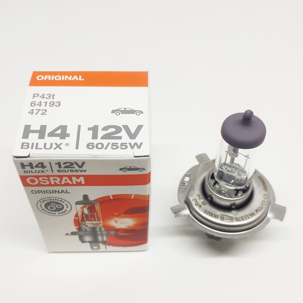 Bóng đèn H4 12V 60 / 55W Osram Chính hãng 1 1 H4 Đèn pha