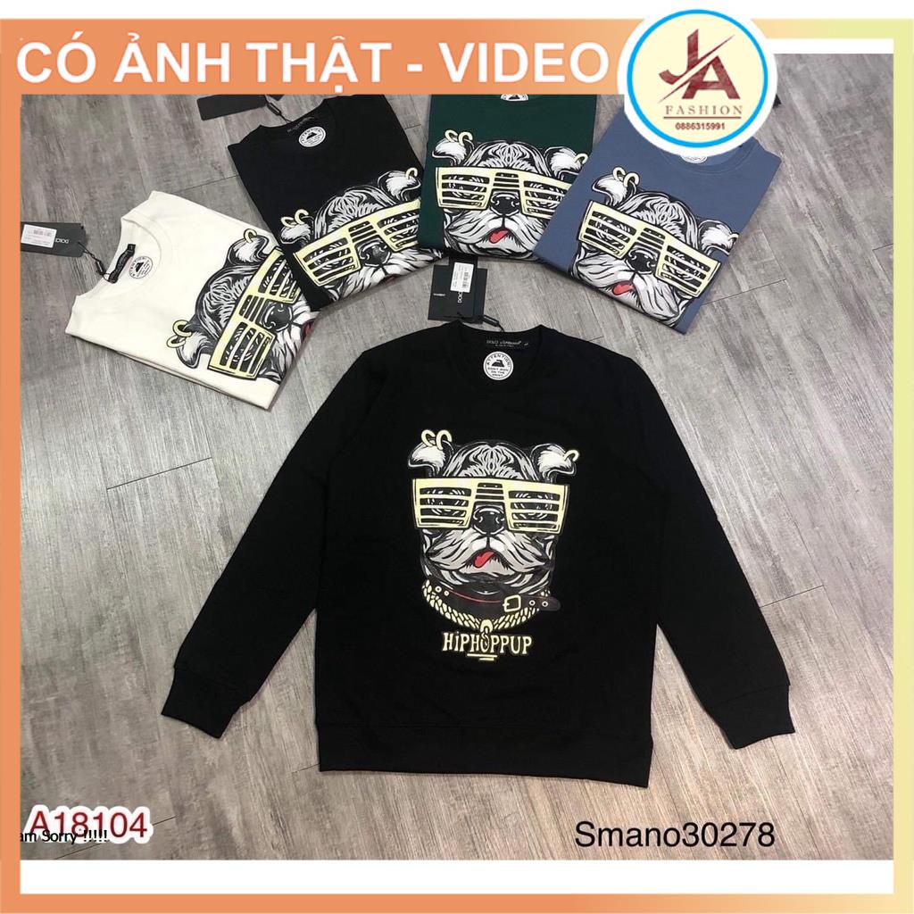 Áo sweater nam nữ dài tay chất nỉ cotton in chữ DSQUARE , thoáng mát, co giãn tốt. | BigBuy360 - bigbuy360.vn