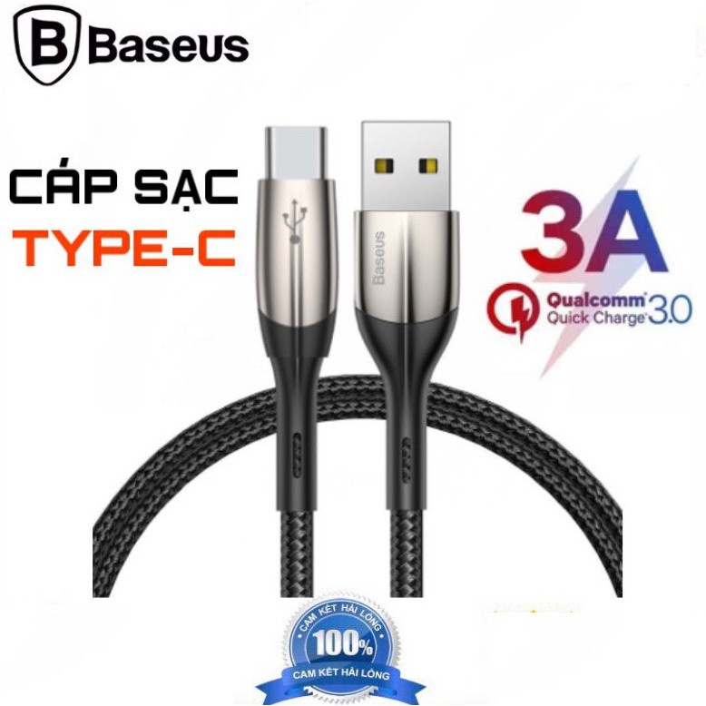 Cáp sạc tốc độ cao Baseus Type C Horizontal Data cho Samsung, Xiaomi, Huawei, Oppo