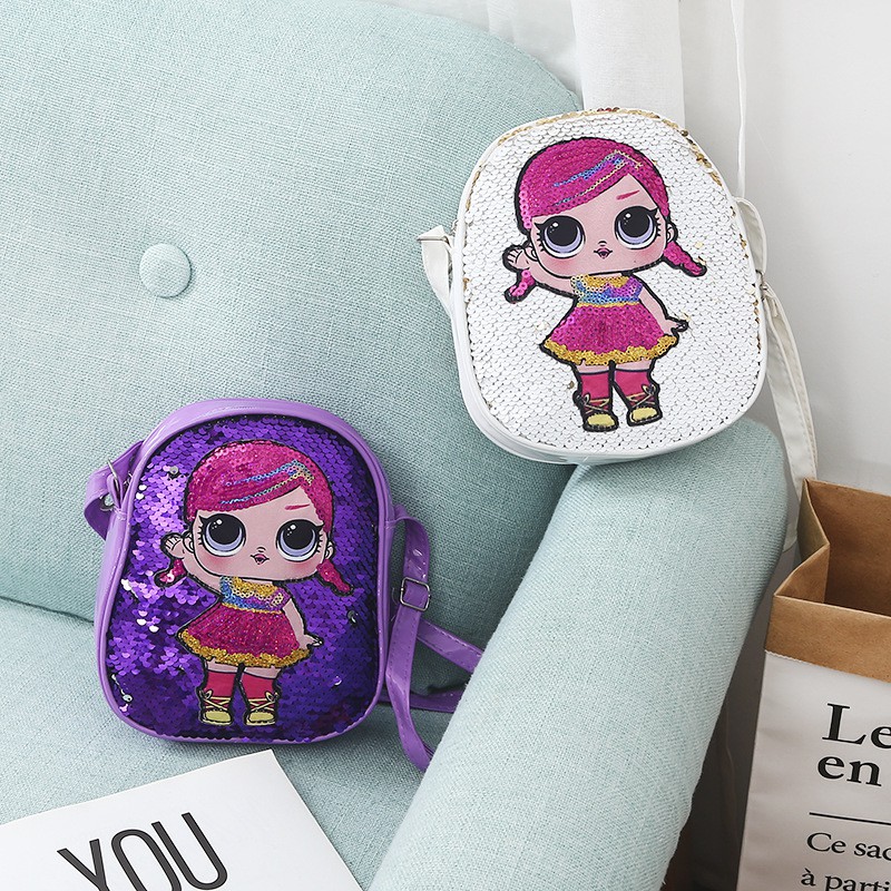 Túi đeo chéo đính kim sa lấp lánh