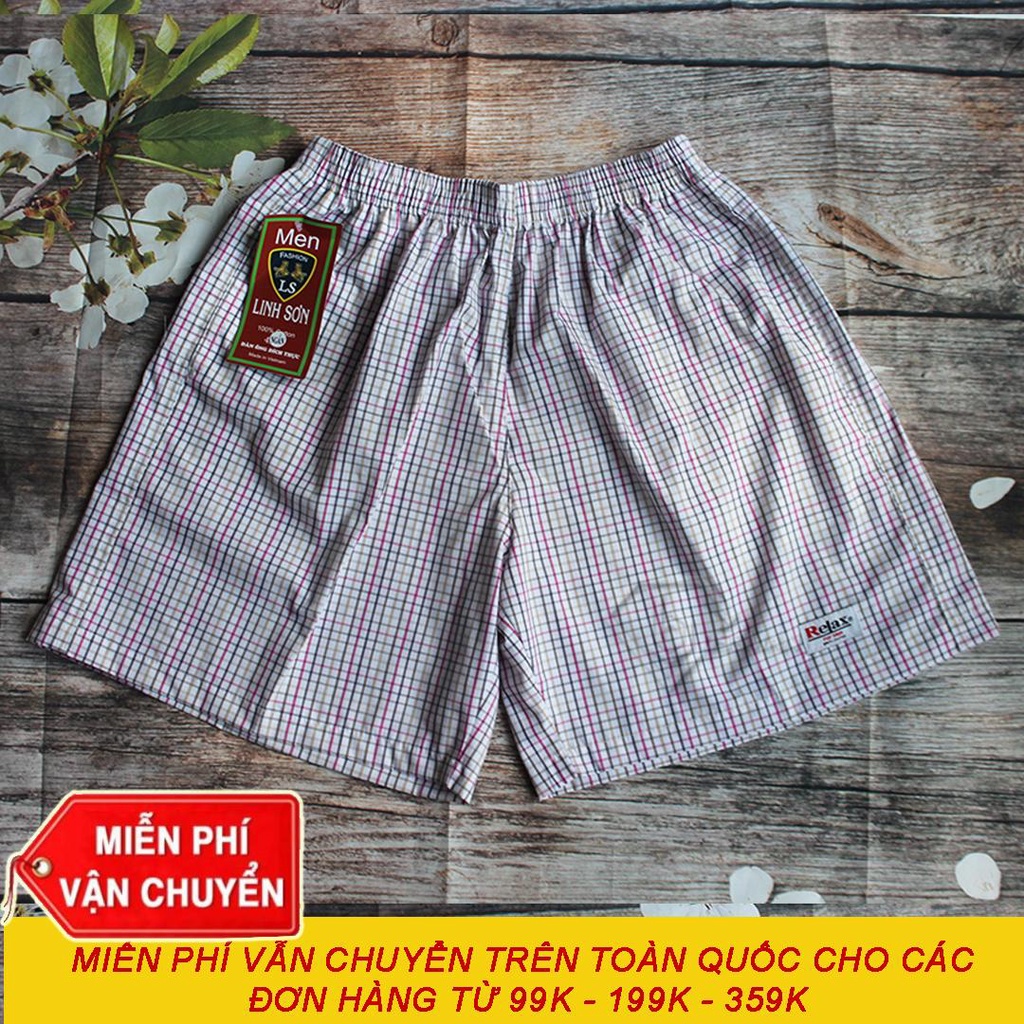 Quần Đùi Nam Caro Có túi- Mặc nhà BM.02