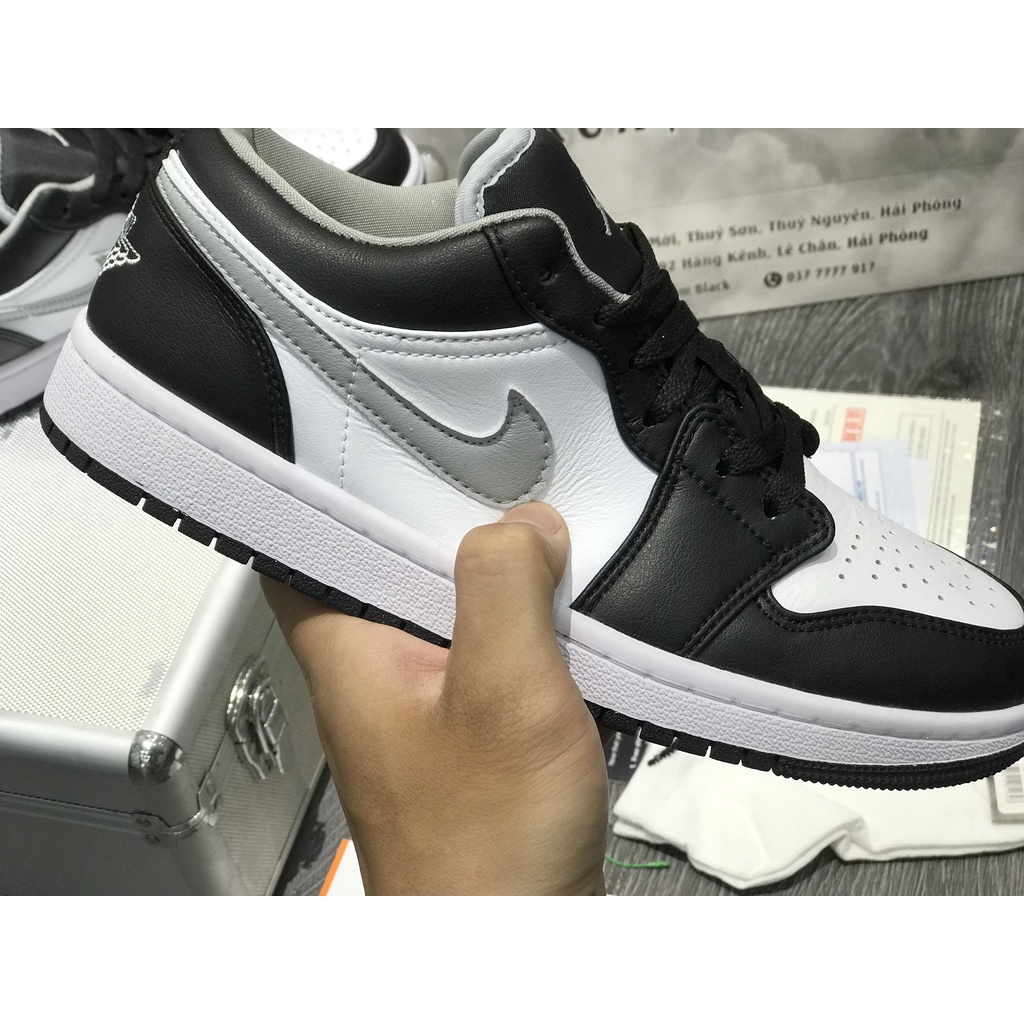Siêu Phẩm Giày Thể Thao Sneaker JD Smoke Grey v3 Đen Trắng Logo Xám Siêu Hot Cao Cấp Ảnh Thật + freeship + Tặng Tất