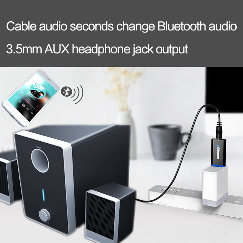 Usb Nhận Tín Hiệu Âm Thanh Bluetooth 5.0 Không Dây 3.5MM DIY 1 Cái Cho Nhà Ở