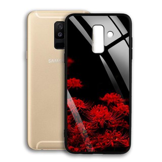 [FREESHIP ĐƠN 50K] Ốp Lưng Samsung Galaxy A6 Plus 2018 - mặt Kính Cường Lực - 03009 0598 HOABINGAN09