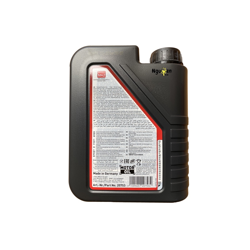 Liqui Moly Street Race 10w40 1L nhớt tổng hợp dành cho xe số