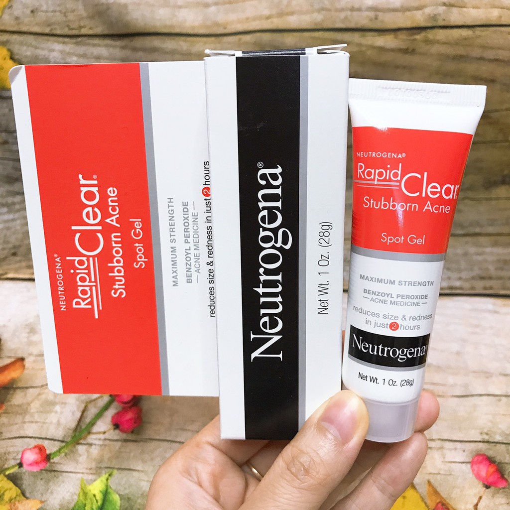 Kem Mụn NEUTROGENA - Rapid Clear Stubborn Acne Spot Gel 28g