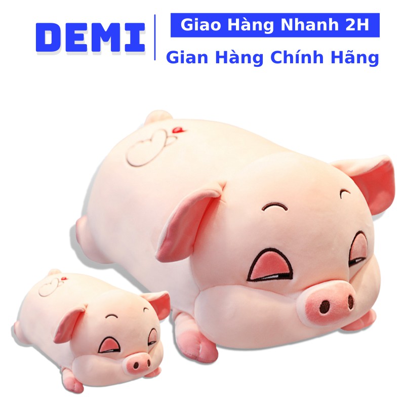 Gấu Bông Heo Mắt Híp Heo Bông Heo Phê Cần 1m2 Cao Cấp DEMI