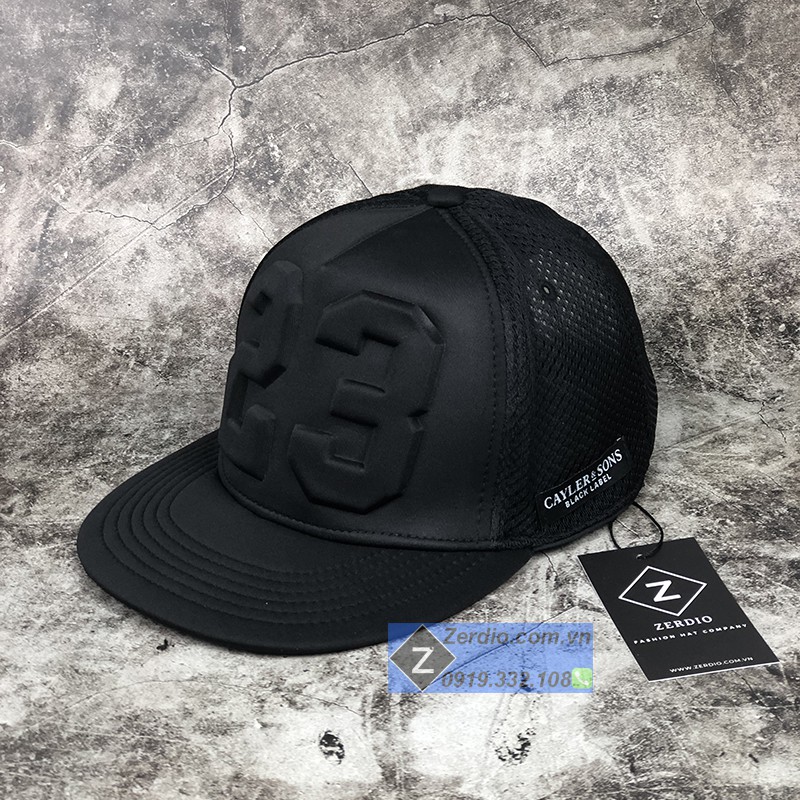 Mũ Snapback số 23 đen đẹp cho cả nam và nữ