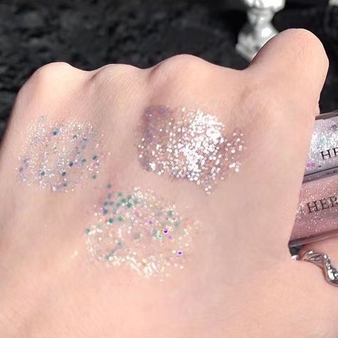 Set 3 Phấn Mắt Dạng Lỏng Màu Ánh Kim / Bạc / Vàng Hồng