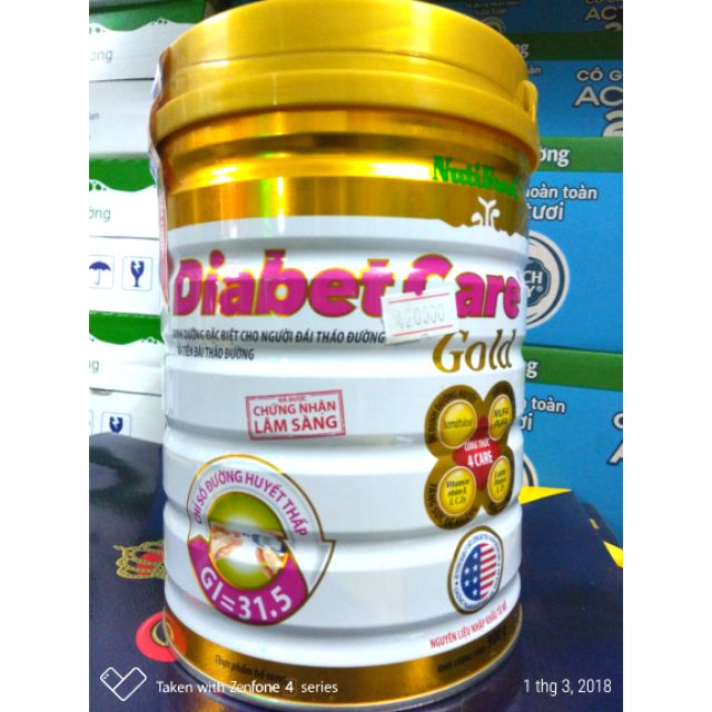 Sữa Diabet Care Gold 900g