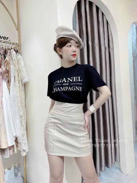 Chân váy da cạp cao hàng đẹp Quảng Châu | BigBuy360 - bigbuy360.vn