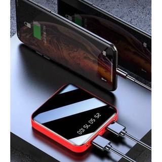 Sạc dự phòng mini 20000mAh 2 cổng sạc kèm đèn pin