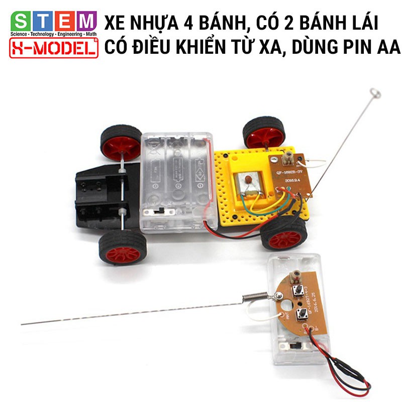 Đồ chơi thông minh, sáng tạo STEM xe đồ chơi 4 bánh có điều khiển từ xa X-MODEL ST39 cho bé [Giáo dục STEM, STEAM]