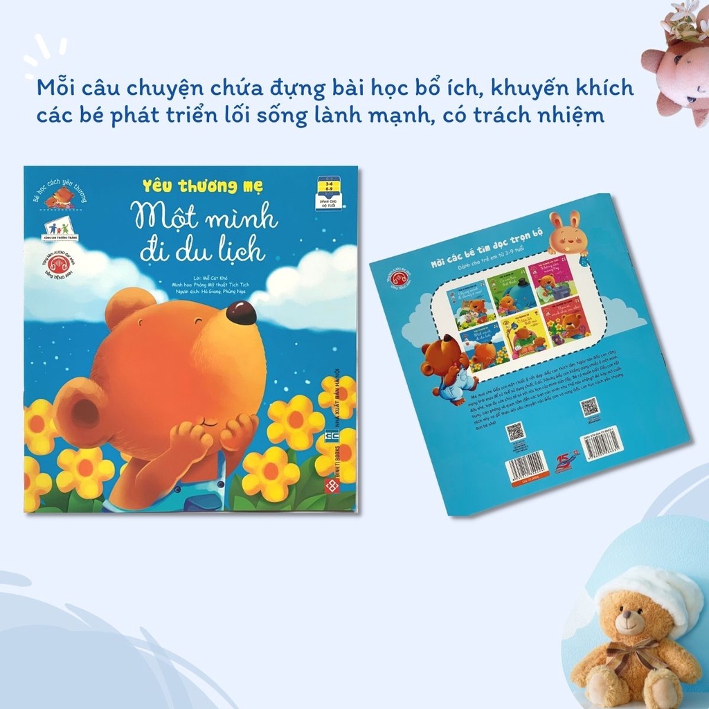 Sách - Bé học cách yêu thương nuôi dưỡng nhân cách tốt đẹp ( Bộ 6 cuốn )