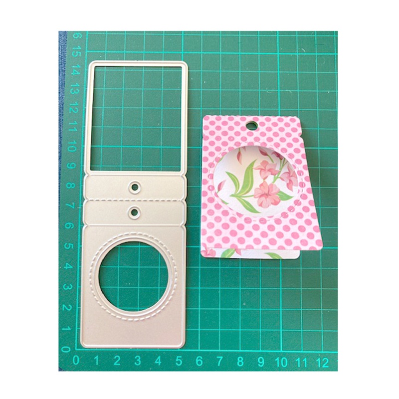 Khuôn cắt giấy tạo hình tròn/ chữ nhật trang trí sổ tay