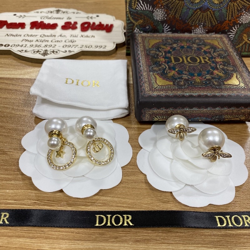 Bông tai cao cấp Dior hot nhất
