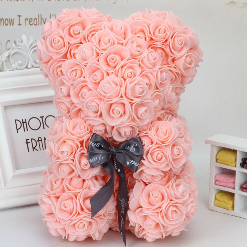 Gấu bông hoa handmade dễ thương làm quà tặng