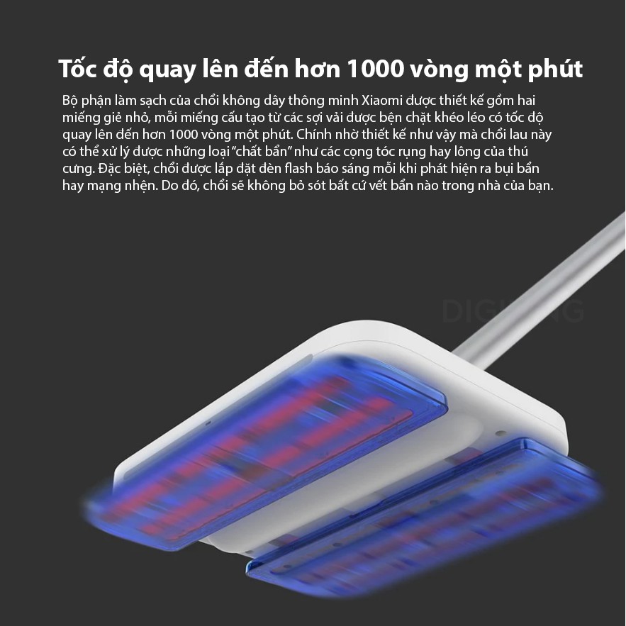 Máy lau nhà thông minh XIAOMI mijia wireless handheld mop