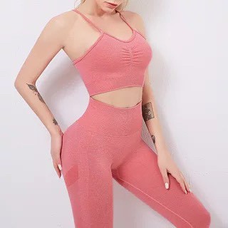 Bộ Tập GYM YOGA Thấm Hút Mồ Hôi Co Dãn 4 Chiều Hàng Quảng Châu Cao Cấp Loại 1 ( BT6)