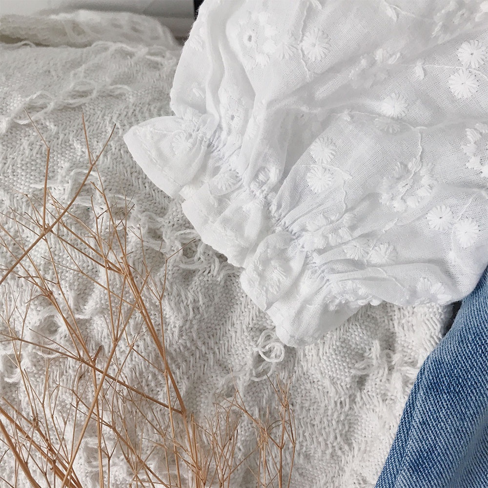 Đầm BEAR LEADER tay ngắn phối ren phong cách thời trang mùa hè cho bé gái 2-6 tuổi