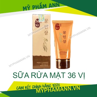 Sữa Rửa Mặt 36 Vị Mật Nhân Sâm - Sữa Rửa Mặt Cao Mụn Sâm Đỏ 36 Vị MeeA Origin Chính Hãng