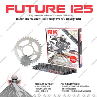 Nhông sên dĩa RK xe Honda Future 125 chính hãng