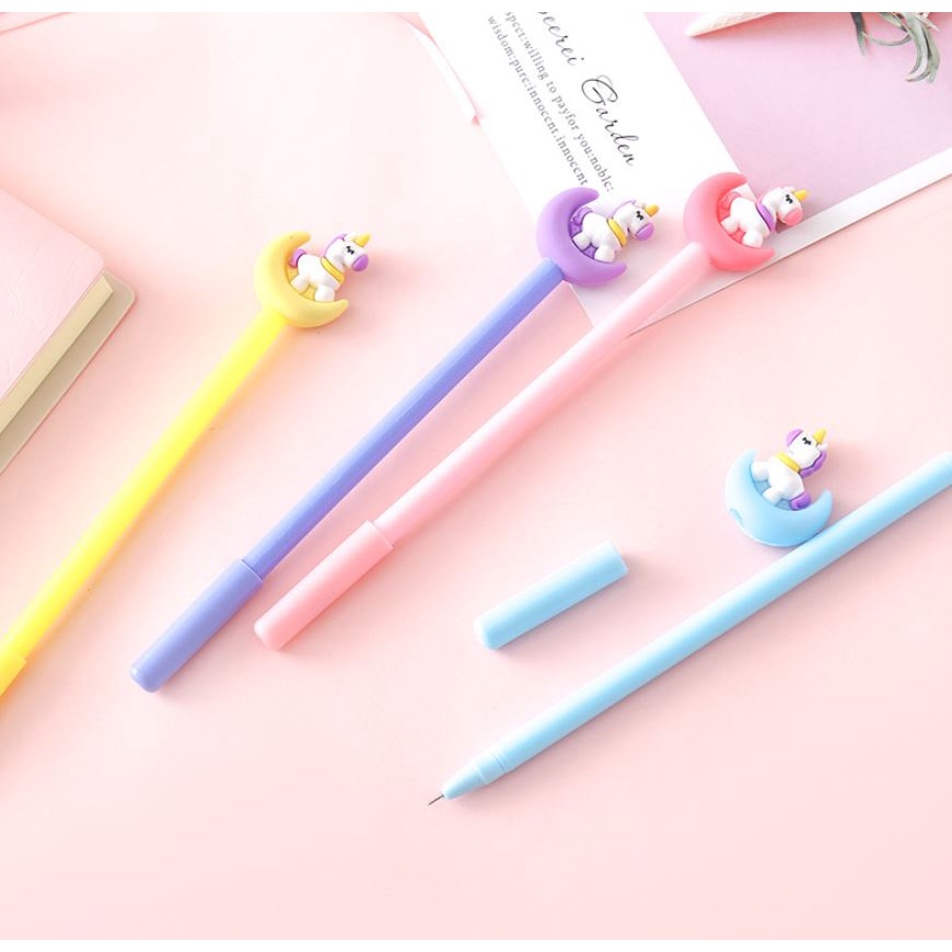 Bút gel mực nước đen 0.5mm nét mượt nhỏ