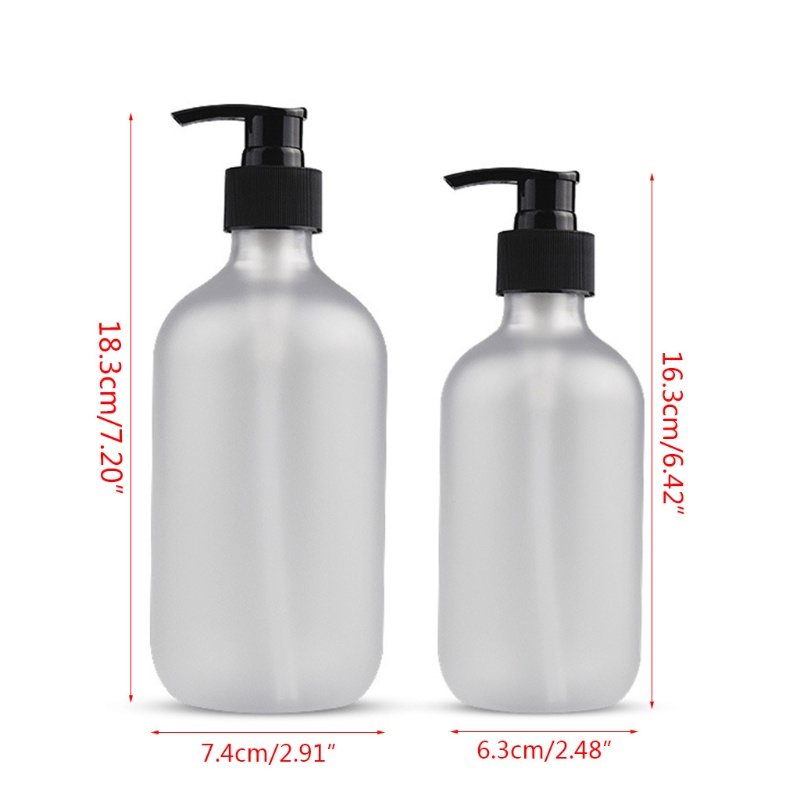 Bình Nhựa Đựng Dầu Gội Sữa Tắm 300ml 500ml Tiện Dụng