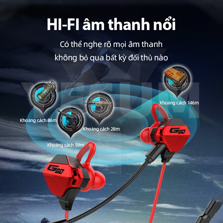 Tai nghe GAMO G10 chính hãng âm thanh stereo Bass tích hợp micro tiện dụng | BigBuy360 - bigbuy360.vn