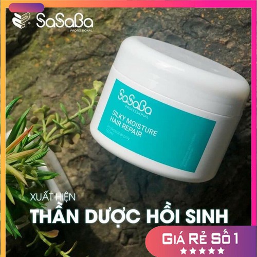 Hấp Dầu Sasaba Silky 500ml Moisture Hair Repair