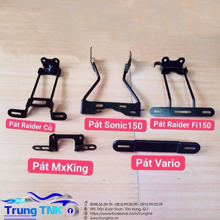 Pát bảng tên raider,sonic,vario,MX King.