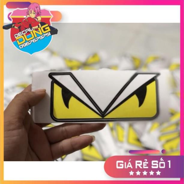 Combo 10 cái tem giấy mắt fendi size 5x12cm