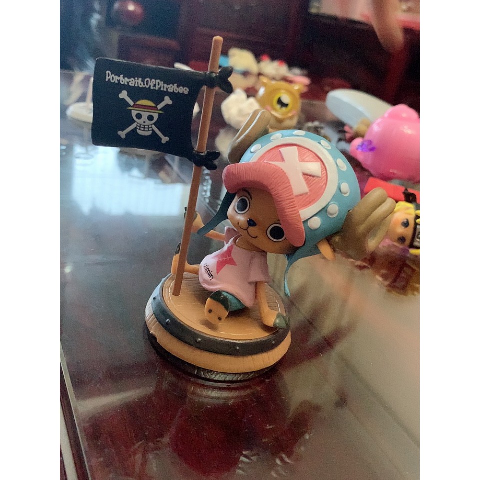 [Ảnh thật] Mô hình Chopper chibi cute băng mũ rơm Luffy - One Piece