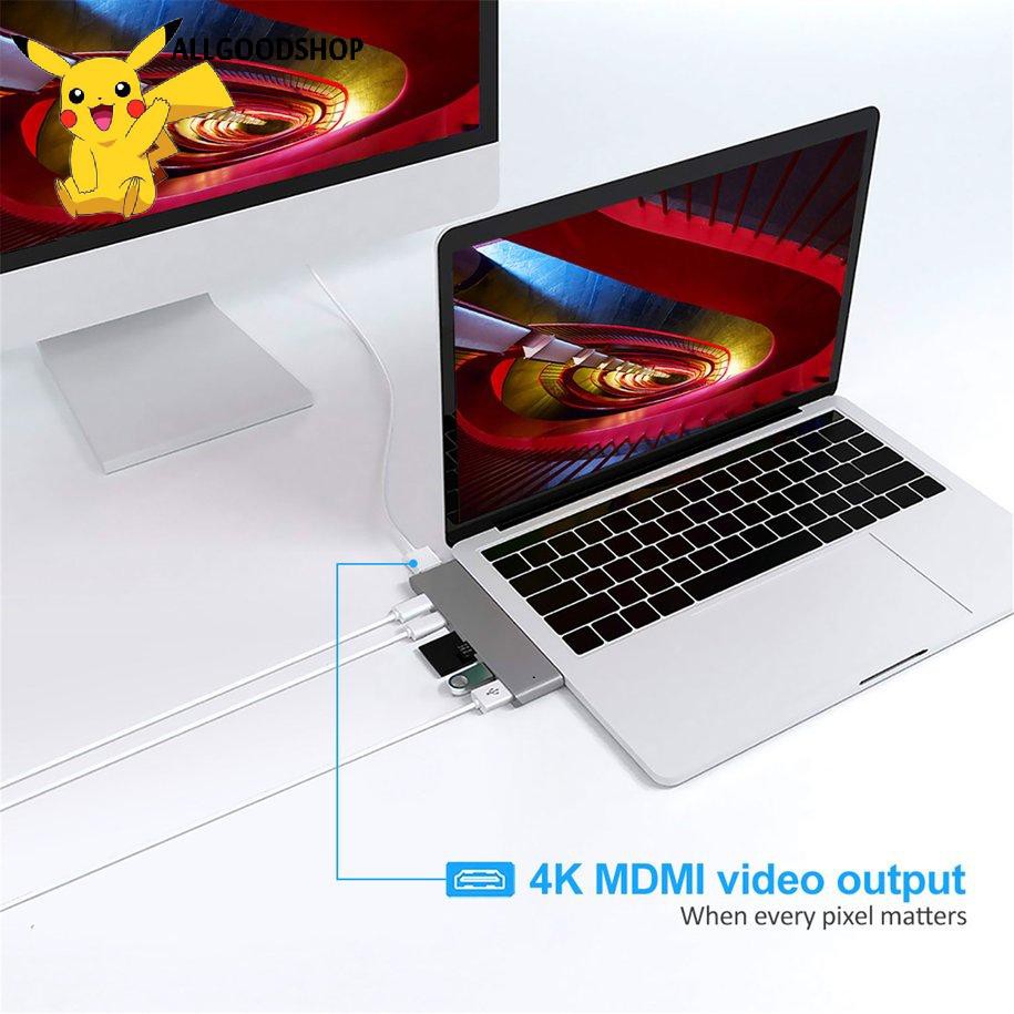 Bộ Chuyển Đổi Usb Type C Sang Hdmi 3.1 7 Trong 1 Cho Macbook Pro