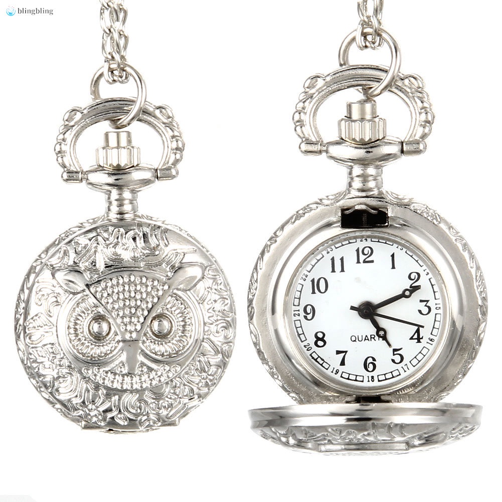 Đồng hồ quả quýt hình con cú phong cách vintage thời trang