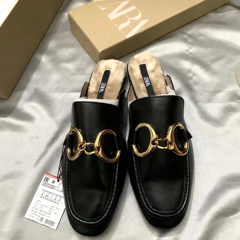 Ảnh thật Dép sục lông Z:A:R:A sale