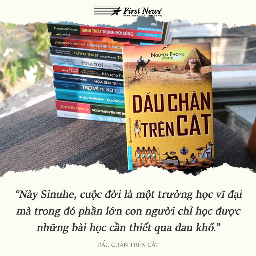 Sách - Dấu Chân Trên Cát - FirstNews Tặng Kèm Bookmark