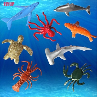 Set 8 Mô Hình Động Vật Biển Bằng Nhựa Cho Bé