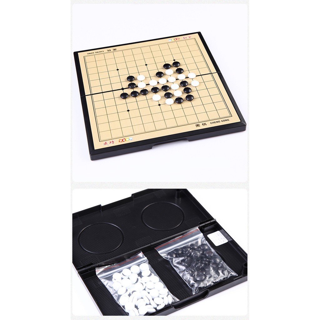 {22cm} * BÀN CỜ VÂY NHỎ CÓ NAM CHÂM LỌAI CAO CẤP - MS4011