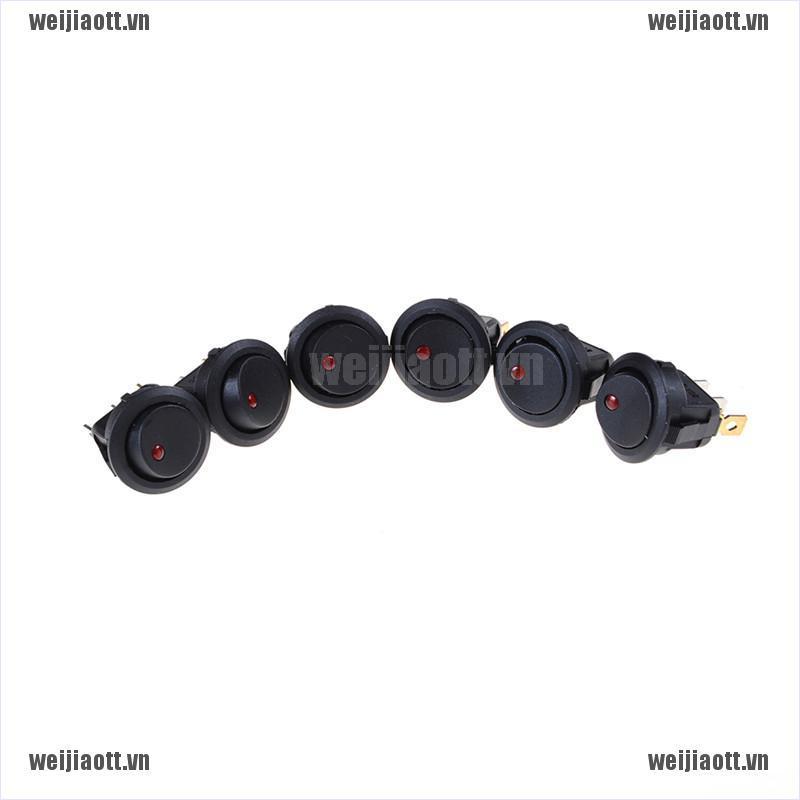 1 Công Tắc Đèn Led Tròn 12v Cho Xe Ô Tô