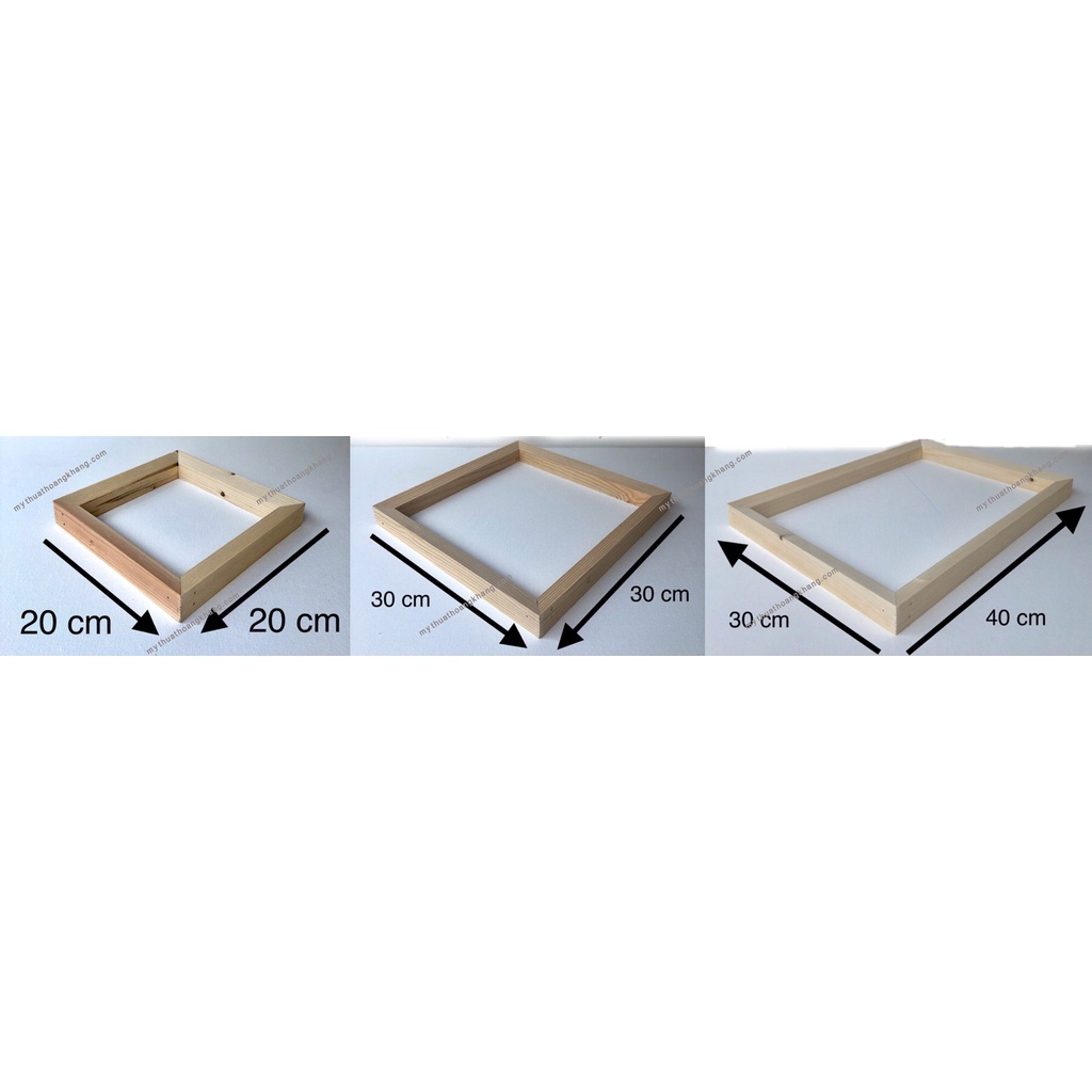 Khung Gỗ Căng Vải Toan , Khung Gỗ Căng Vải Vẽ Tranh , Kích Thước 40 x 40