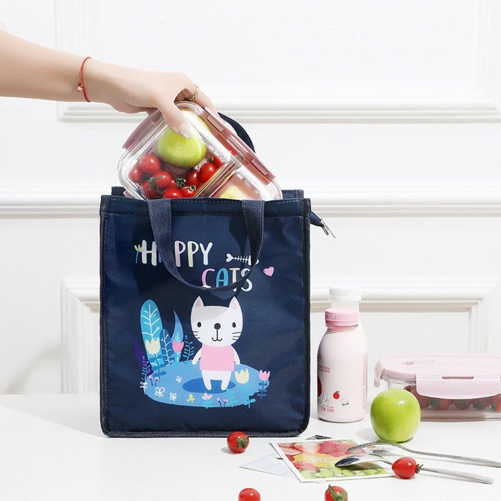 Túi Đựng Hộp Cơm Trưa Giữ Nhiệt Chống Thấm Nước Tiện Dụng