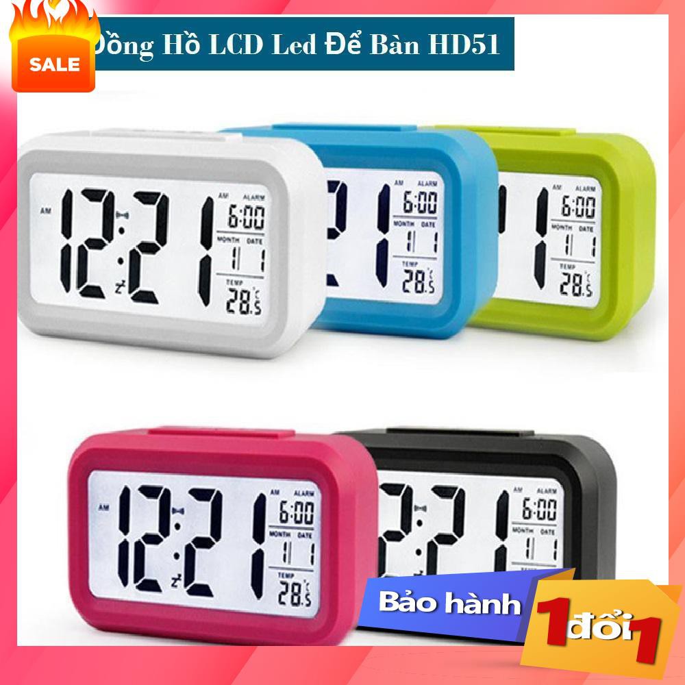 ✔️ Đồng hồ led để bàn,Đồng Hồ LCD Led Để Bàn HD51 - HL1010 ()