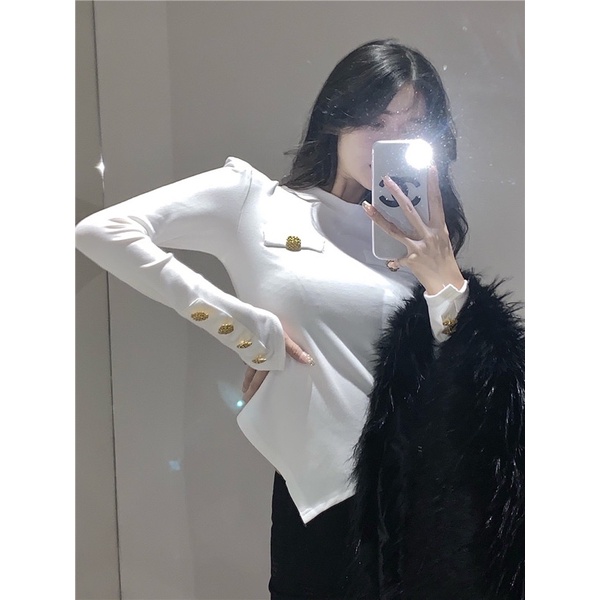 Áo font dài tay độn vai