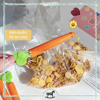 Set Kẹp Miệng Túi Carrot - Tiệm Ngựa Gỗ