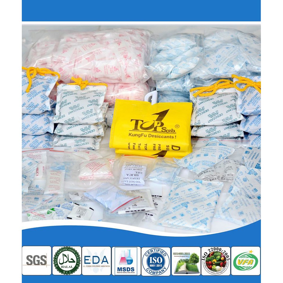 [Hot] Gói Hút Ẩm đóng túi 4 Kg loại 1/2/5/10/50/100/200g Silicagel - Hạt chống ẩm mốc, khử mùi.