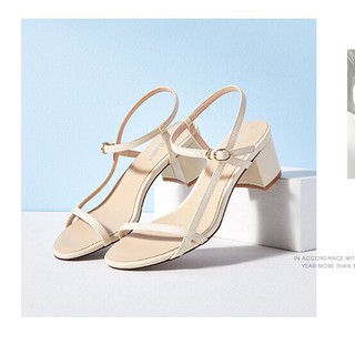 Sandal gót vuông quai mảnh cá tính mã mt_s6