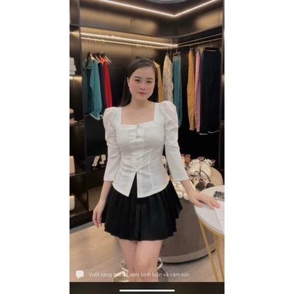 áo cổ vuông vintage bigsize 55kg-90kg☘️☘️