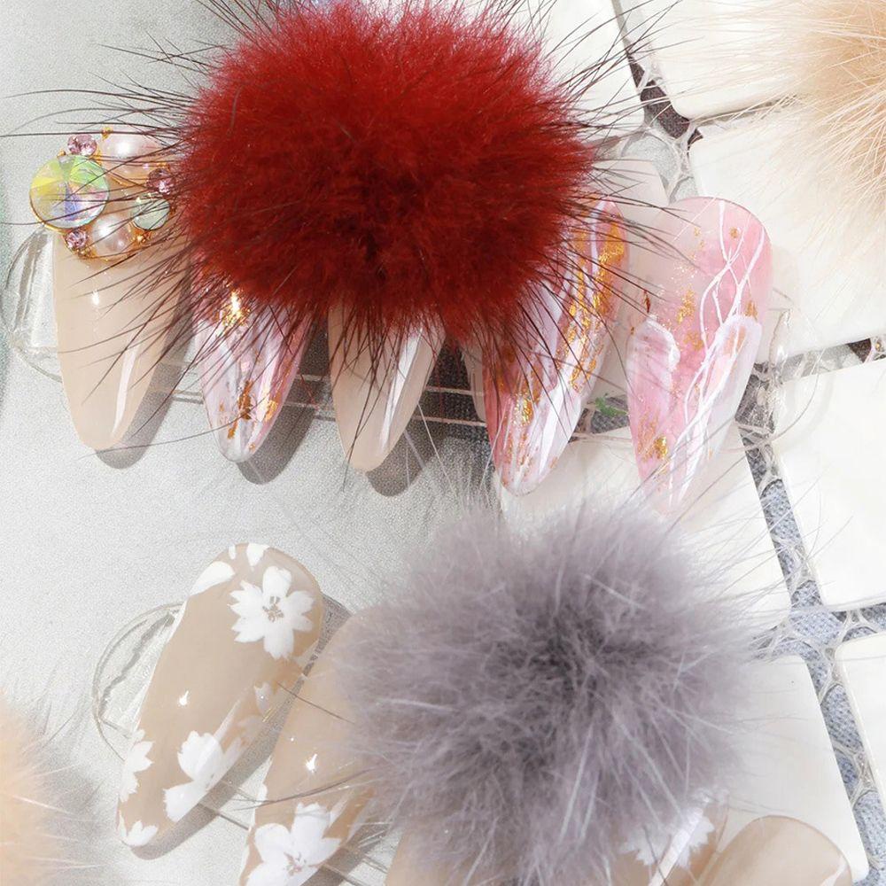 OCEANMAP Hộp Phụ Kiện Trang Trí Móng Tay Dễ Thương Cho Nữ